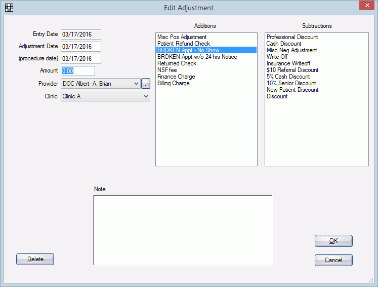 Open Dental Software Manual Break an Appointment