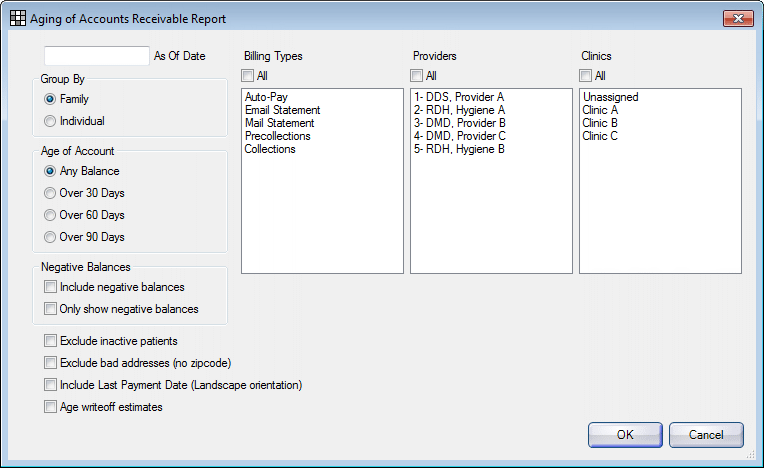 accounts receivable aging report