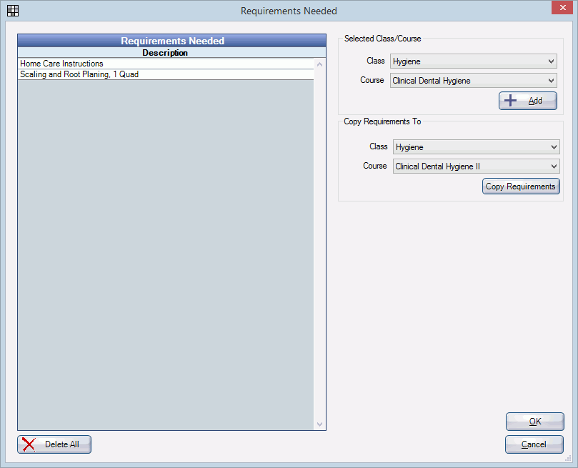 Open Dental Software Dental School Requirements Needed