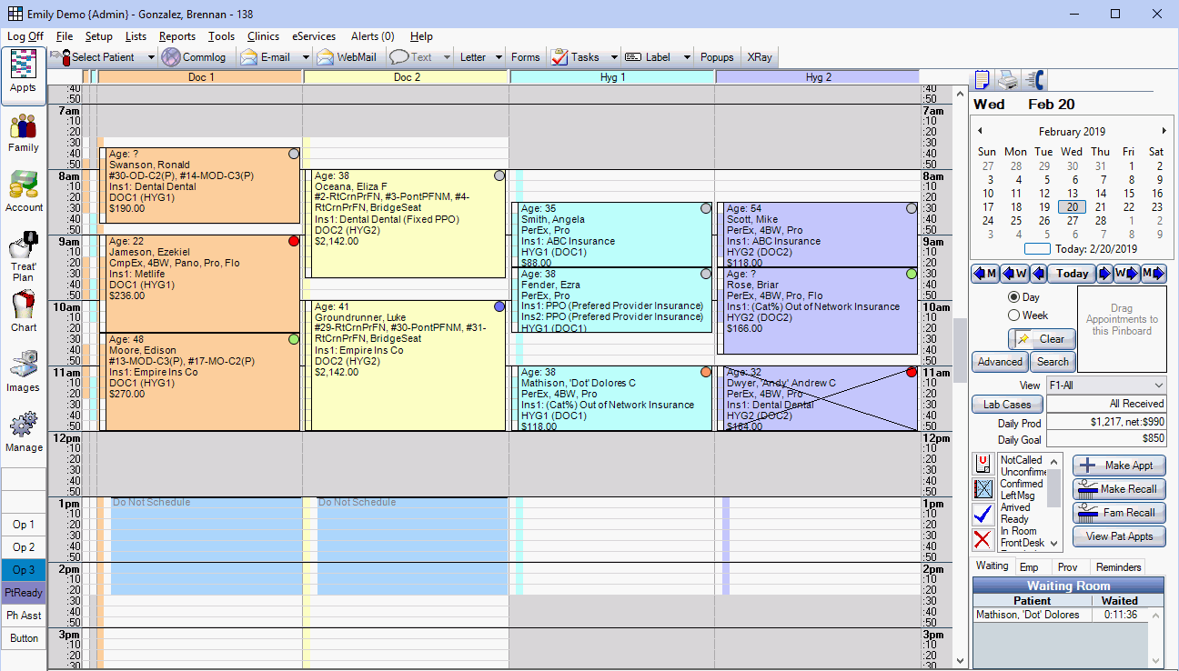 Eaglesoft Chart Notes