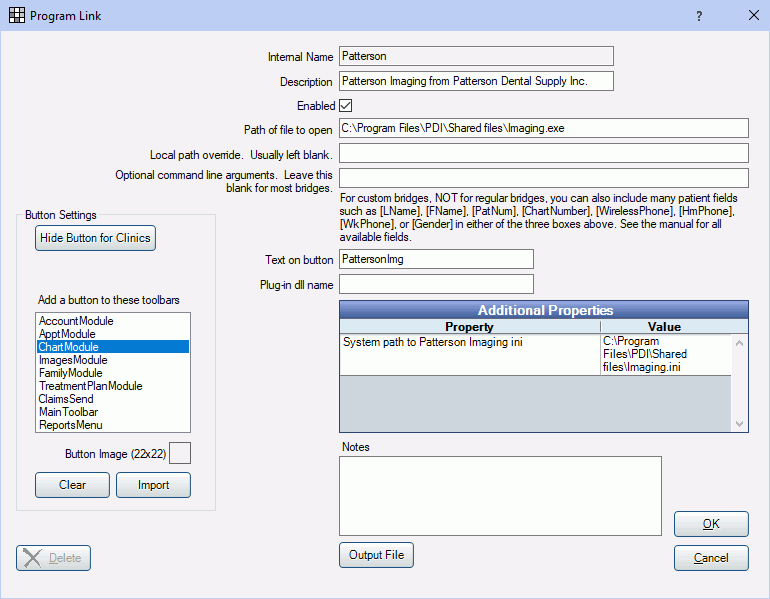 Eaglesoft Chart Notes