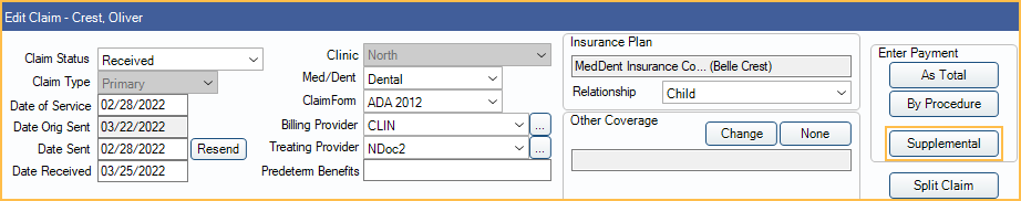 Open Dental Software - Insurance Refunds