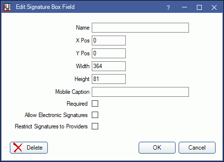 Signature Sheets